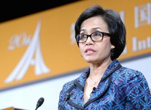 The executive director of the World Bank, Sri Mulyani Indrawati 