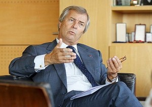 Vincent Bolloré,  CEO of  the  group