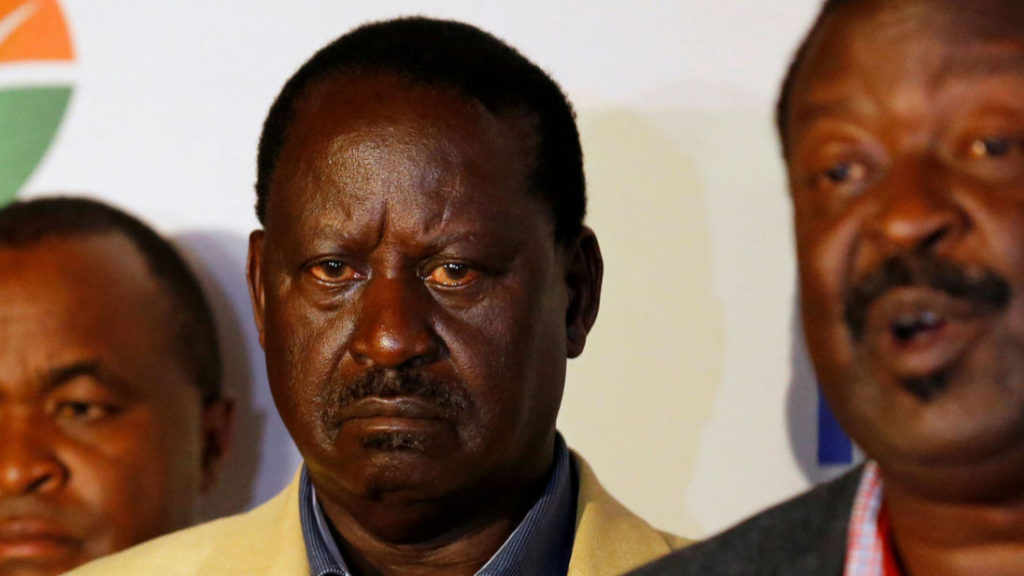 Kenya Opposition Leader Raila Odinga Quits Election Re run Medafrica