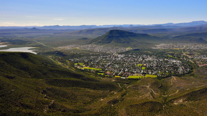 Graaff-Reinet, a town in the Valley of Desolation, Karoo region,