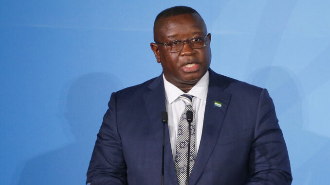 Sierra Leone Julius Maada Bio