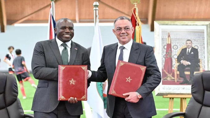 UK_Morocco_David Lammy_Fouzi Lekjaa